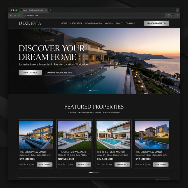 Prestige Realty Website